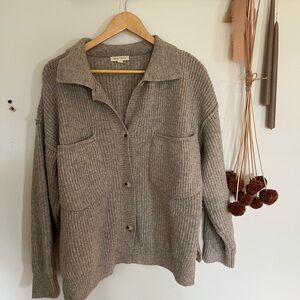 Shop Stevie Taupe Cardigan